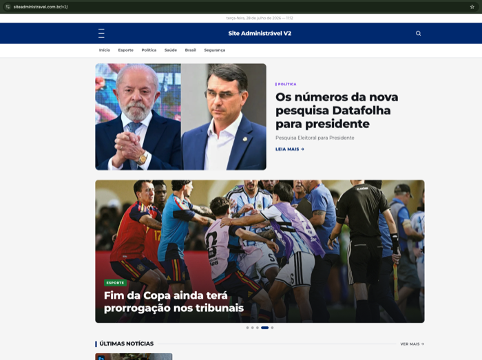 Print da Versão 2 · Destaque em texto