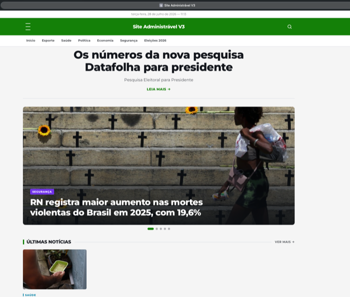 Print da Versão 3 · Minimalista